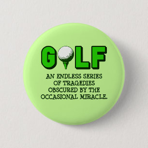 THE DEFINITION OF GOLF 2 INCH ROUND BUTTON