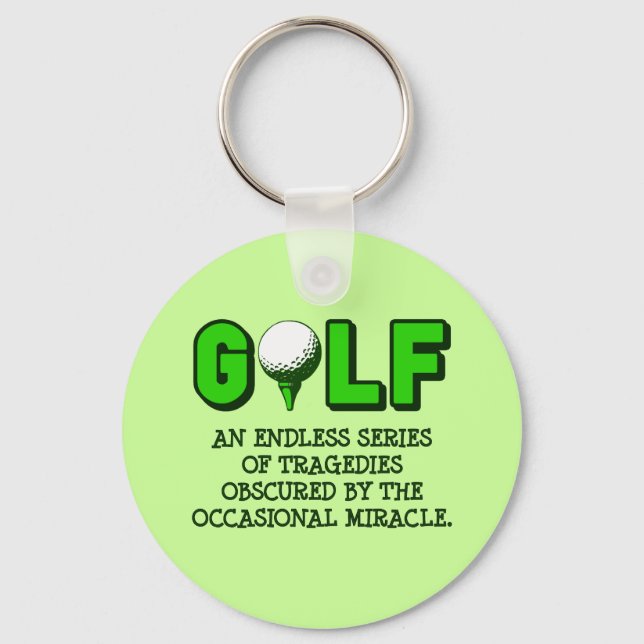 THE DEFINITION OF GOLF KEYCHAIN (Front)