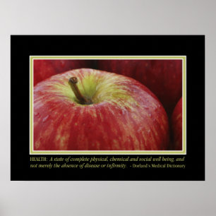 The Definition Of Health Poster