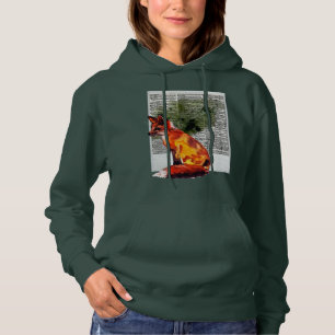 The Definitive Fox Instant Photo Watercolor Hoodie