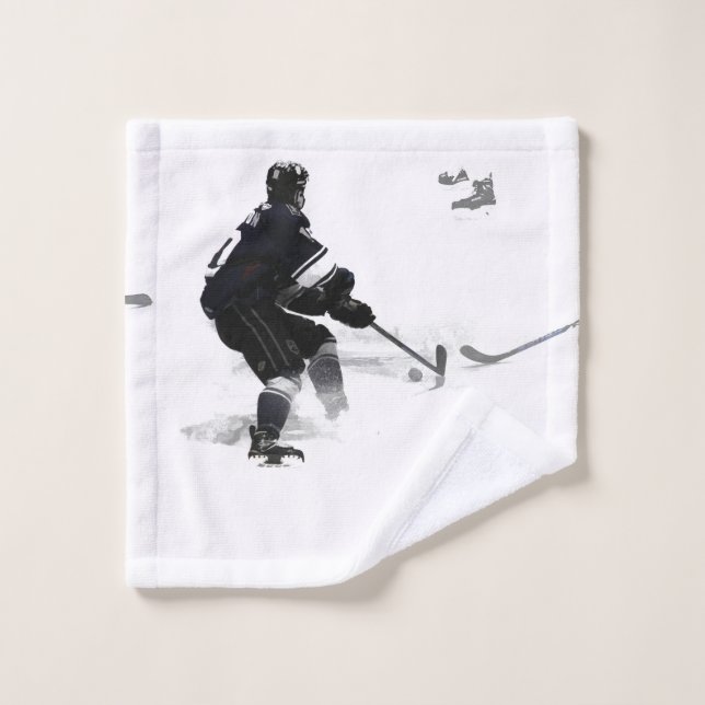 The Deke - Hockey Player Bath Towel Set (Wash Cloth)