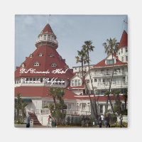 The Del Coronado Hotel Square Pin