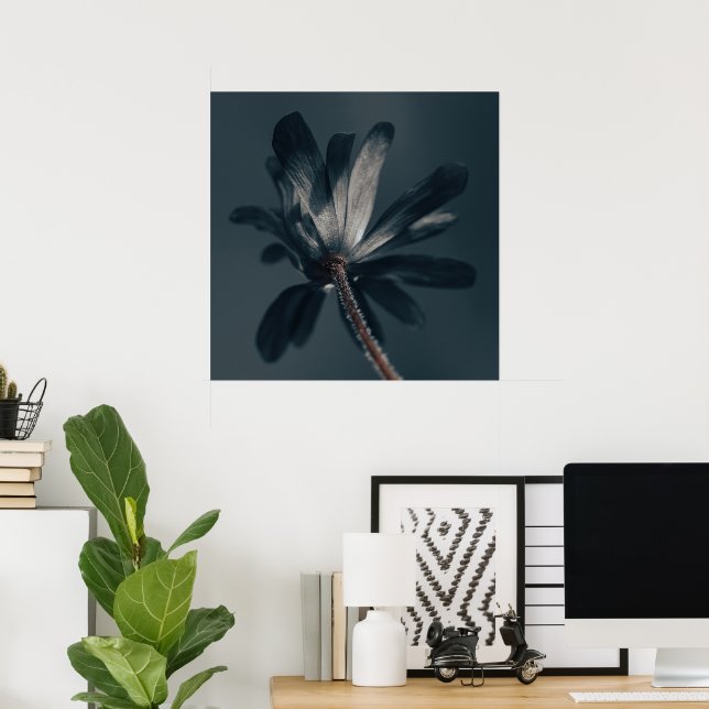 The Deliciously Dark Flower Poster (Home Office)
