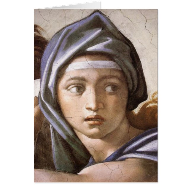 The Delphic Sibyl (1509) by Michelangelo (Front)