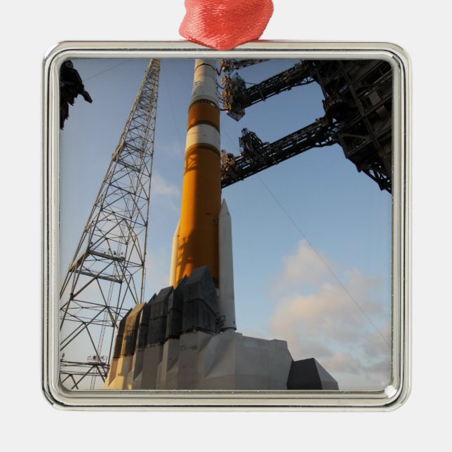 The Delta IV rocket Metal Ornament (Front)