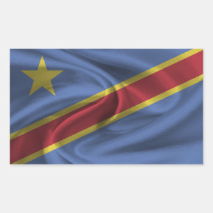 The Democratic Republic of the Congo Flag Sticker