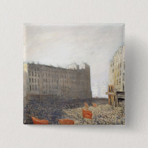 The Demonstration, 1905 2 Inch Square Button