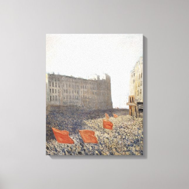 The Demonstration, 1905 Canvas Print (Front)