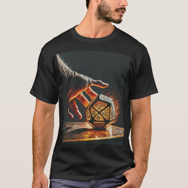 The Den of the Dragon's Dice  T-Shirt (Front)