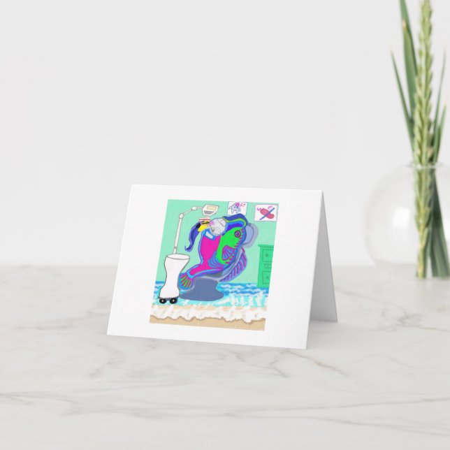 The Dental Hygienist  Thank You Card (Front)