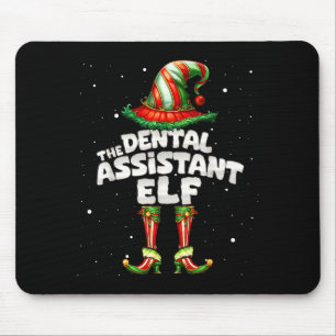 The Dental Istant Elf Family Matching Group Christ Mouse Pad