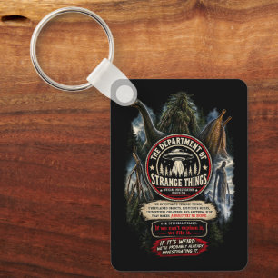 The Department of Strange Things Keychain