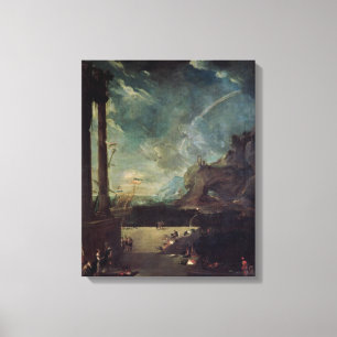 The Departure of Aeneas from Carthage Canvas Print