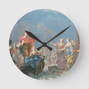 The Departure of Aeneas Round Clock