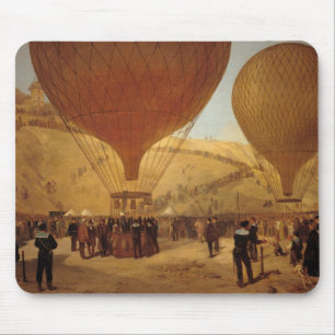 The Departure of Leon Michel Gambetta Mouse Pad