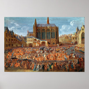 The Departure of Louis XV  from Poster