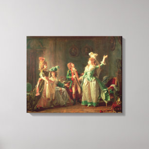 The Departure of the Dragoon Guard, 1774-1819 Canvas Print