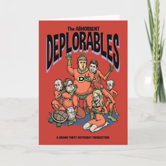 The Deplorables Card (Front)