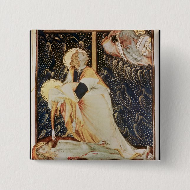 The Deposition of Christ 2 Inch Square Button (Front)