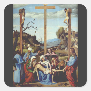 The Deposition of Jesus Christ Square Sticker