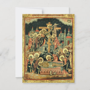 The Deposition Orthodox Christian Icon Postcard