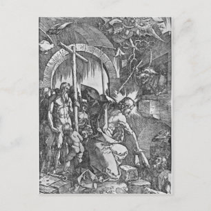 The descent of Christ into Limbo Postcard
