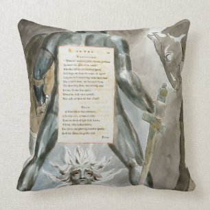 'The Descent of Odin', design 81 from 'The Poems o Throw Pillow