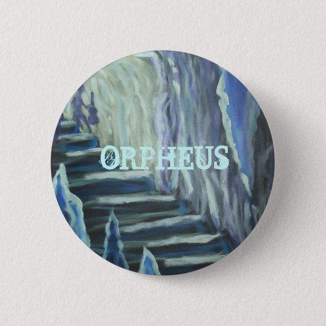 The Descent of Orpheus 2 Inch Round Button (Front)