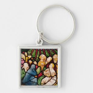 The Descent of the Holy Spirit, c.1400 Keychain