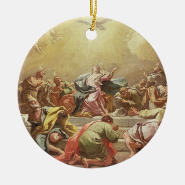 The Descent of the Holy Spirit Ceramic Ornament (Front)