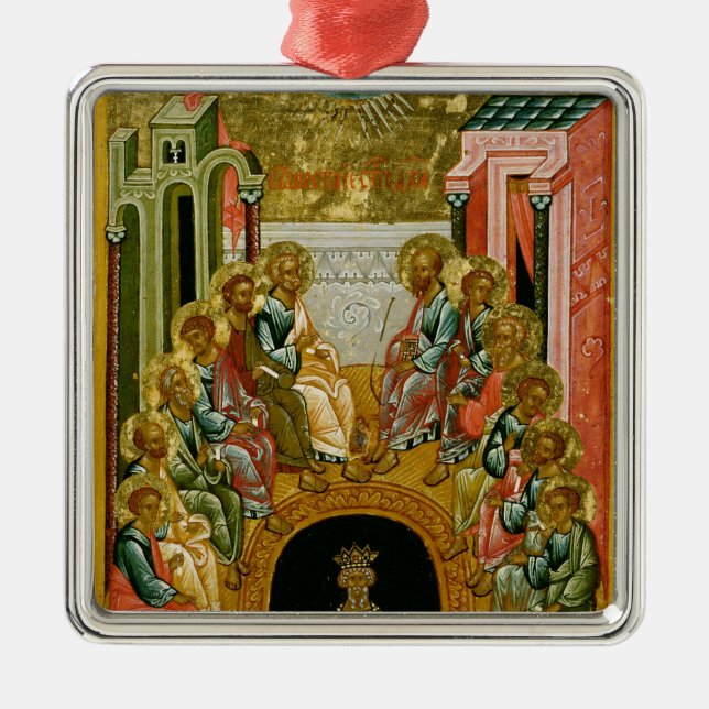The Descent of the Holy Spirit Metal Ornament (Front)