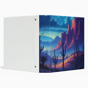 The Desert at night southwestern  Binder