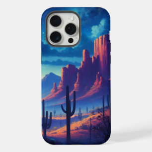 The Desert at night southwestern  iPhone 15 Pro Max Case