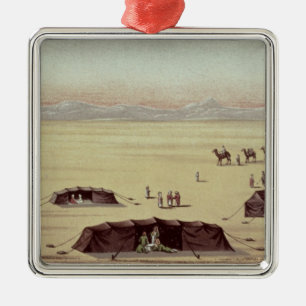 The Desert Camp of Sir Richard Burton Metal Ornament