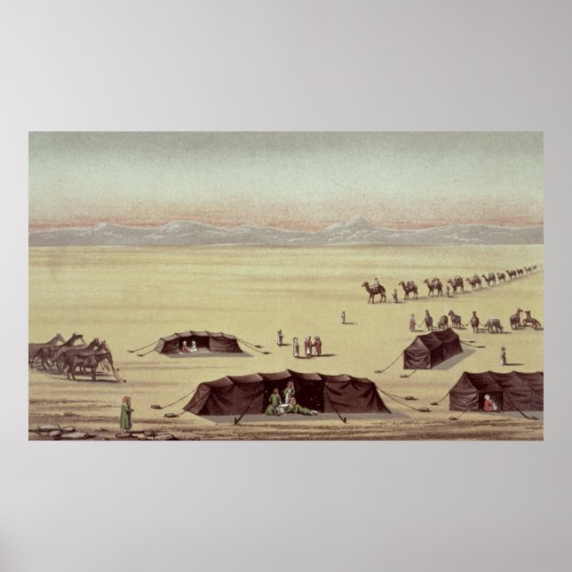 The Desert Camp of Sir Richard Burton Poster (Front)