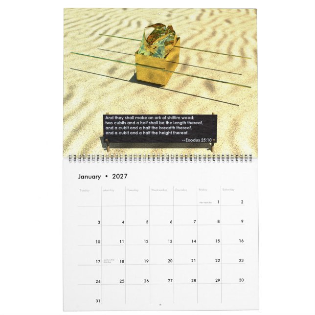 The Desert Tabernacle Calendar (Jan 2027)