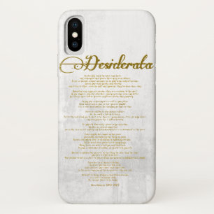 The Desiderata "Desired Things" Case-Mate iPhone Case