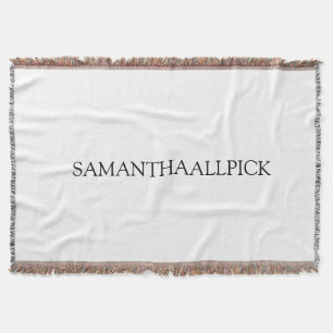 the designable throw blanket