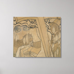 The Desire and the Satisfaction, 1893 Canvas Print