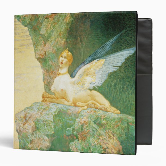 The Despair of the Sphinx, 1890 Binder (Front/Inside)