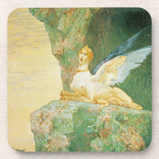 The Despair of the Sphinx, 1890 Coaster (Front)