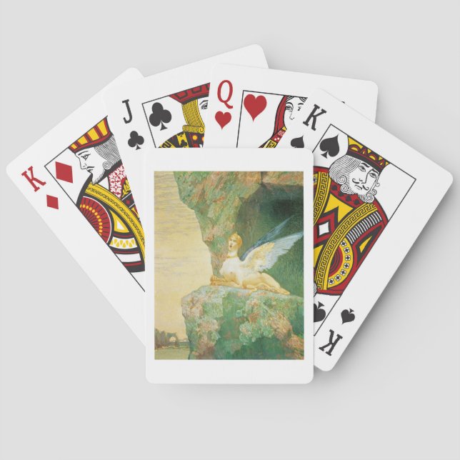 The Despair of the Sphinx, 1890 Playing Cards (Back)