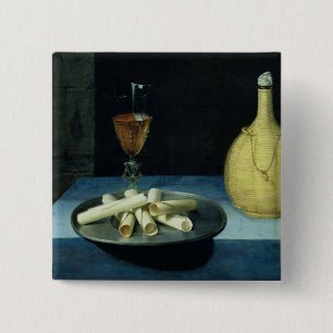 The Dessert of Wafers 2 Inch Square Button