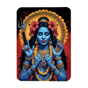 The Destroyer of Evil Goddess Kali Magnet