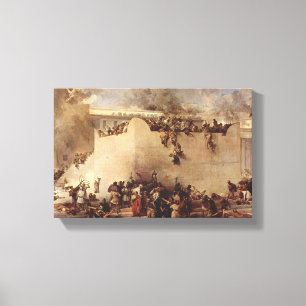The Destruction Of The Temple Of Jerusalem Canvas Print