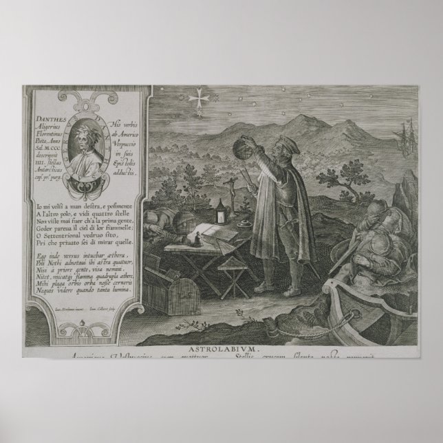 The Development of the Mariner's Astrolabe Poster (Front)