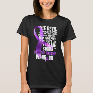 The Devil Domestic Violence Awareness Support Ribb T-Shirt