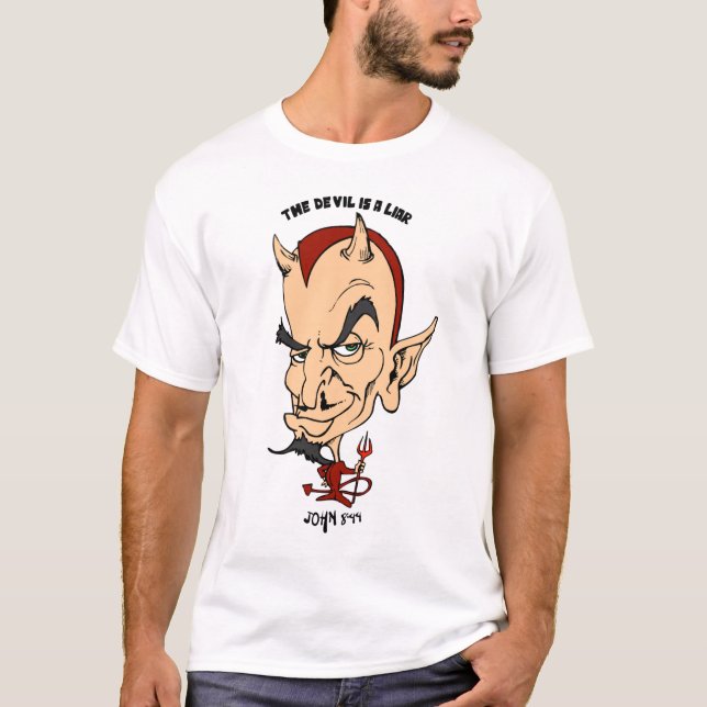 The Devil Is A Liar Men's Basic T-Shirt (Front)