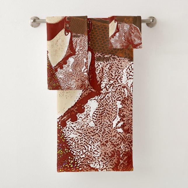 The Devil is a Woman Bath Towel Set (Insitu)