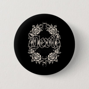 The Devil Retro Occult Women Gothic Dark Feminine 2 Inch Round Button